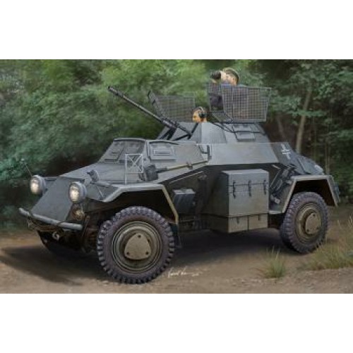 HBB83815 - 1/35 GERMAN SD.KFZ.222 LEICHTER PANZERSPAHWAGEN (1ST SERIES) (PLASTIC KIT)