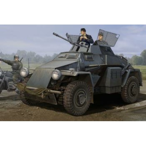 HBB83816 - 1/35 GERMAN SD.KFZ.222 LEICHTER PANZERSPAHWAGEN (3RD SERIES) (PLASTIC KIT)