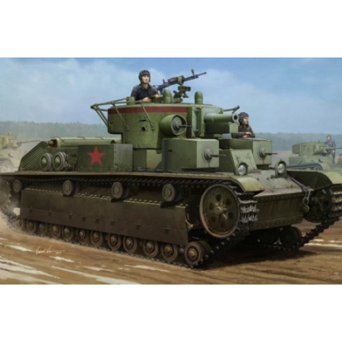 HBB83852 - 1/35 SOVIET T-28 MEDIUM TANK (WELDED) (PLASTIC KIT)