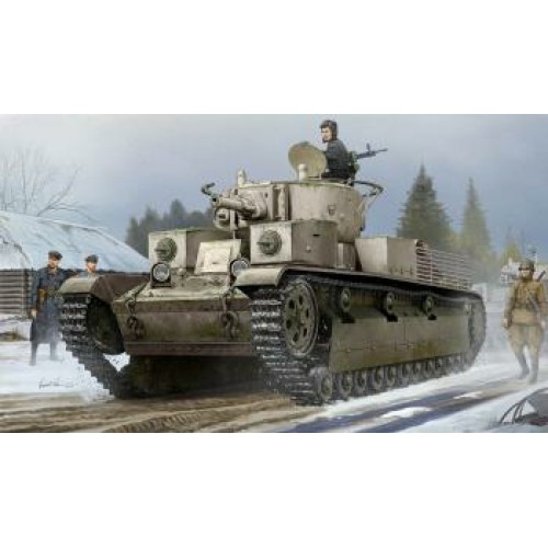 HBB83853 - 1/35 SOVIET T-28 MEDIUM TANK (RIVETED) (PLASTIC KIT)