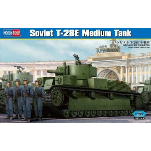 HBB83854 - 1/35 SOVOET T-28E MEDIUM TANK (PLASTIC KIT)