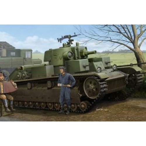 HBB83855 - 1/35 SOVIET T-28 MEDIUM TANK (CONE TURRET) (PLASTIC KIT)