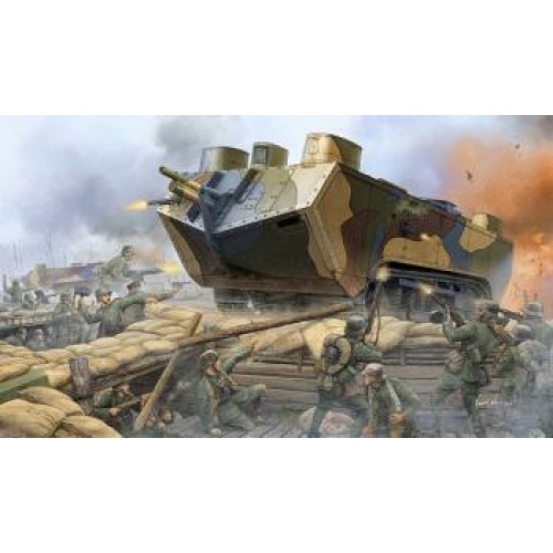 HBB83858 - 1/35 FRENCH SAINT-CHAMOND HEAVY TANK (EARLY) (PLASTIC KIT)