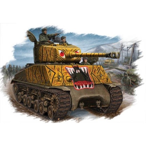 HBB84804 - 1/48 US M4A3E8 TANK (PLASTIC KIT)