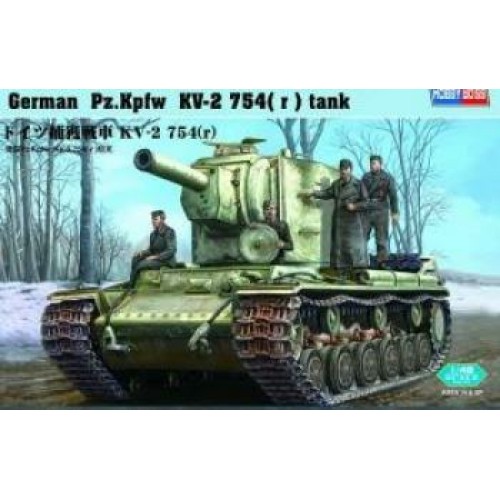 HBB84819 - 1/48 GERMAN PZ.KPFW KV-2 754(R) TANK (PLASTIC KIT)