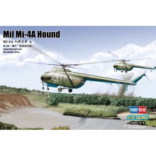 HBB87226 - 1/72 MIL MI-4A HOUND A (PLASTIC KIT)