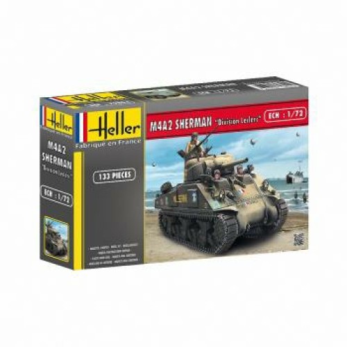 HEL79894 - 1/72 M4A2 SHERMAN (PLASTIC KIT)