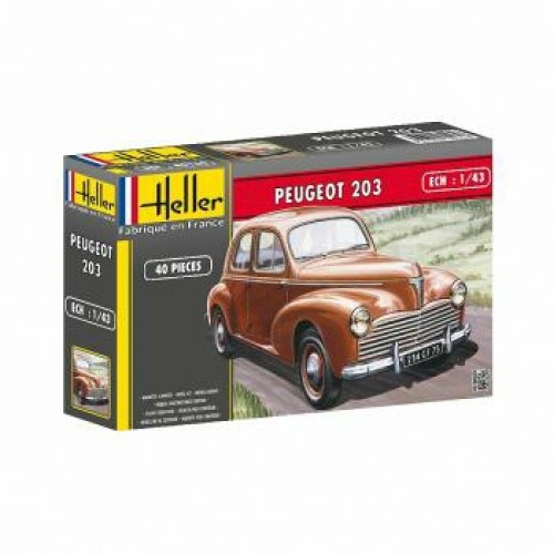 HEL80160 - 1/43 PEUGEOT 203 (PLASTIC KIT)