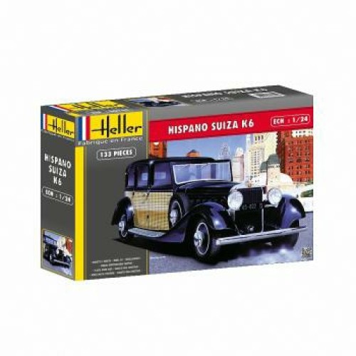 HEL80704 - 1/24 HISPANO SUIZA K6 (PLASTIC KIT)