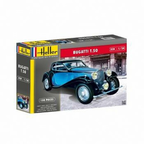 HEL80706 - 1/24 BUGATTI T.50 (PLASTIC KIT)