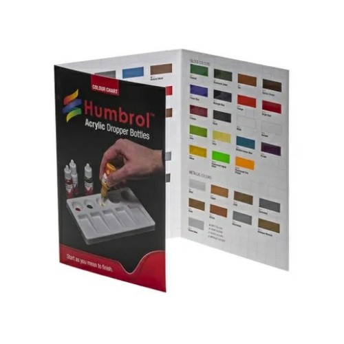 HMP1222 - X50 HUMBROL SHADE COLOUR CHART