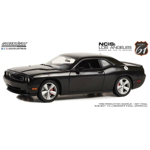 HWY-18040 - 1/18 NCIS LOS ANGELES (TV SERIES) 2009 DODGE CHALLENGER SRT8 BRILLIANT BLACK