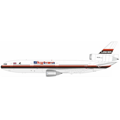 IF103GK0824R - 1/200 LAKER AIRWAYS SKYTRAIN MCDONNELL DOUGLAS DC-10-30 G-BGXI WITH STAND LIMITED 48 PIECES