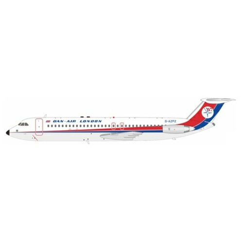 IF111DA0425 - 1/200 DAN-AIR LONDON BAC 111-515FB ONE-ELEVEN G-AZPZ WITH STAND