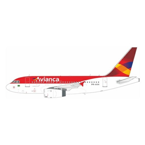 IF318AV1124 - 1/200 AVIANCA BRASIL AIRBUS A318-121 PR-AVH WITH STAND