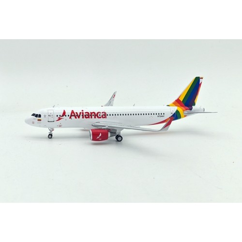 IF320AV1223 - 1/200 AVIANCA RAINBOW A320 N724AV WITH STAND