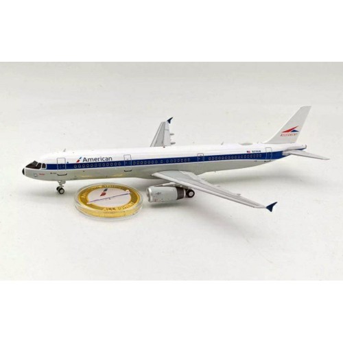 IF321AA579 - 1/200 AMERICAN AIRLINES AIRBUS A321-231 N579UW WITH STAND AND COLLECTORS COIN