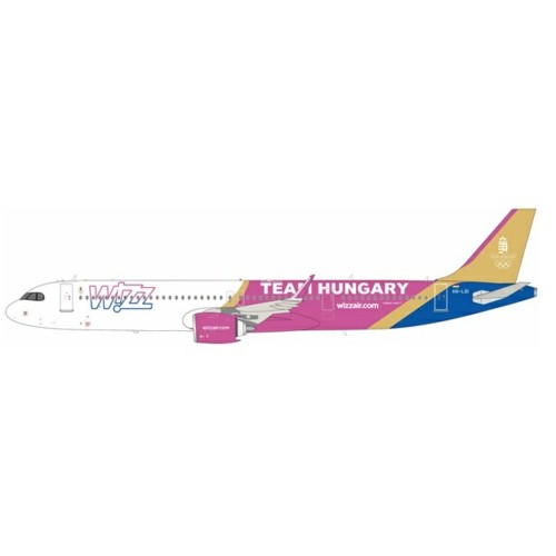 IF321W60924 - 1/200 WIZZ AIR AIRBUS A321-271NX HA-LGI TEAM HUNGARY LIVERY WITH STAND