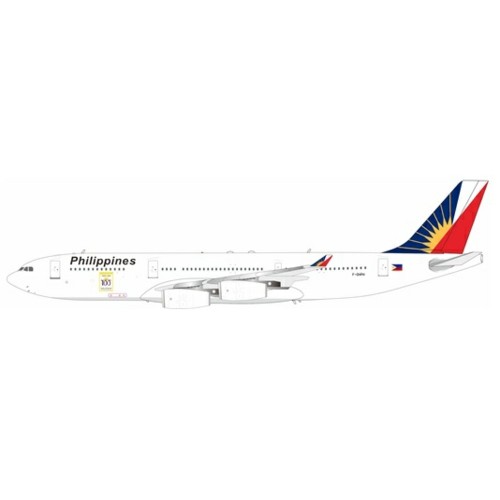 IF342PR1024R - 1/200 PHILIPPINE AIRLINES AIRBUS A340-211 F-OHPH WITH STAND LIMITED 72 MODELS