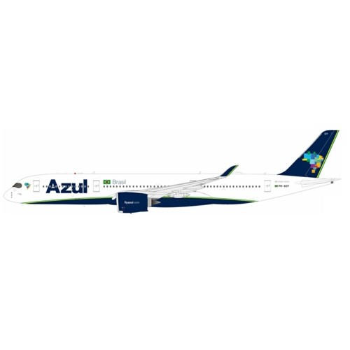 IF359AD1124R - 1/200 AZUL - LINHAS AEREAS BRASILEIRAS AIRBUS A350-941 PR-AOY WITH STAND LIMITED 48 PIECES