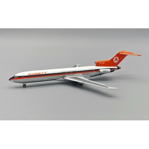 IF722AN1024P - 1/200 ANSETT AIRLINES OF AUSTRALIA BOEING 727-200 VH-RMV POLISHED WITH STAND