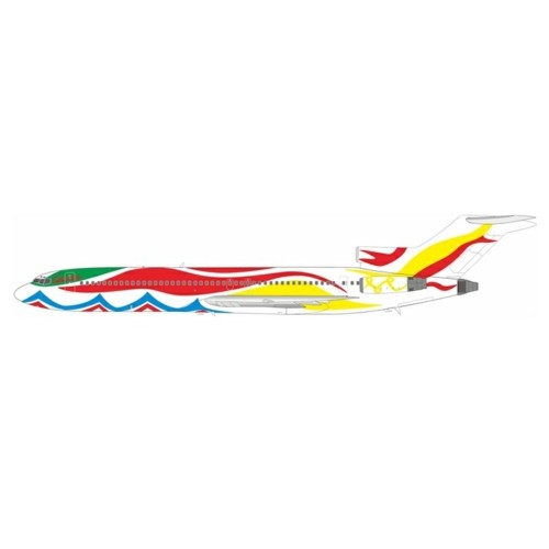 IF722BN0924 - 1/200 BRANIFF BOEING 727-291 CALDER MEXICO LIVERY N407BN WITH STAND