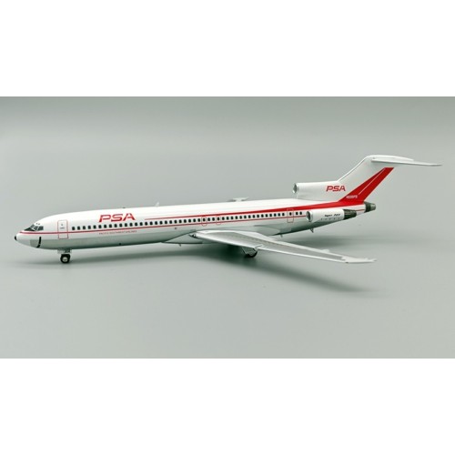 IF722PS0824P - 1/200 PSA - PACIFIC SOUTHWEST AIRLINES BOEING 727-200 N535PS POLISHED WITH STAND