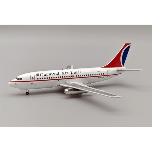 IF732KW1124 - 1/200 CARNIVAL AIR LINES BOEING 737-201 N202AU WITH STAND