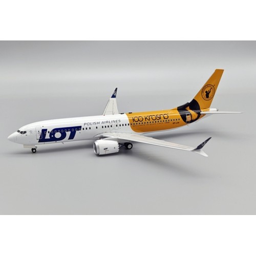 IF738MLO0824 - 1/200 LOT - POLISH AIRLINES/POLSKIE LINIE LOTNICZE BOEING 737-8 MAX SP-LVK WITH STAND