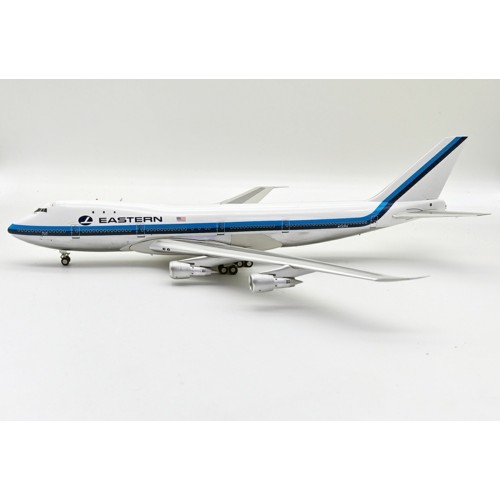 IF741EA0823P - 1/200 EASTERN AIR LINES BOEING 747-121 N737PA POLISHED WITH STAND