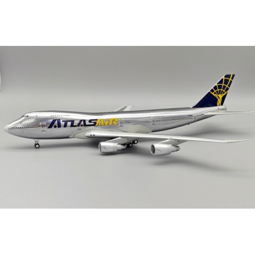 IF7425Y1024P - 1/200 ATLAS AIR BOEING 747-243B(SF) N516MC POLISHED WITH STAND