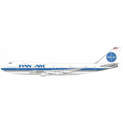 IF742PA0124P - 1/200 PAN AM BOEING 747-121 N748PA POLISHED WITH STAND