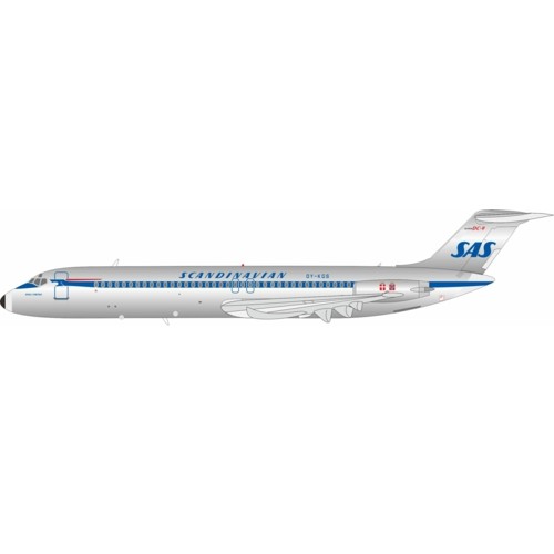 IF941SK0724P - 1/200 SAS DC-9-41 OY-KGS  POLISHED WITH STAND MAP