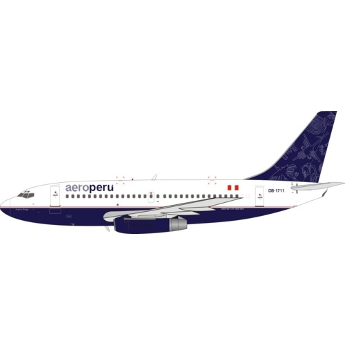 IFEAV1711 - 1/200 AEROPERU B737-200 OB-1711 WITH STAND (ONLY 48 MODELS) (EL AVIADOR MODELS)