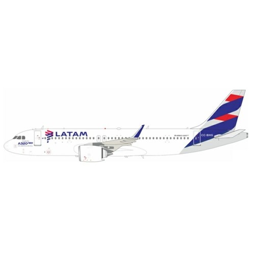 IFEAVBHG - 1/200 LATAM (FIRST A320NEO AT SOUTH AMERICA TITLES) CC-BHG WITH STAND (EL AVIADOR MODELS)