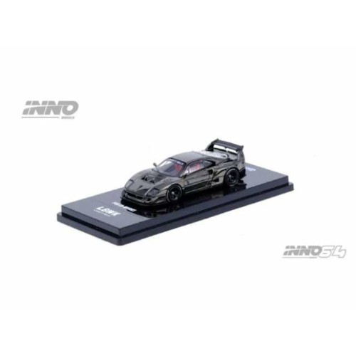 IN64LBWKF40CHB - 1/64 LB WORKS FERRARI F40 CHROME BLACK