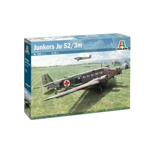 IT102 - 1/72 JUNKERS JU-52/3M (PLASTIC KIT)