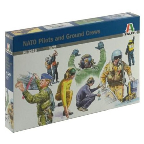 IT1246 - 1/72 NATO PILOTS AND GROUND CREWS (PLASTIC KIT)