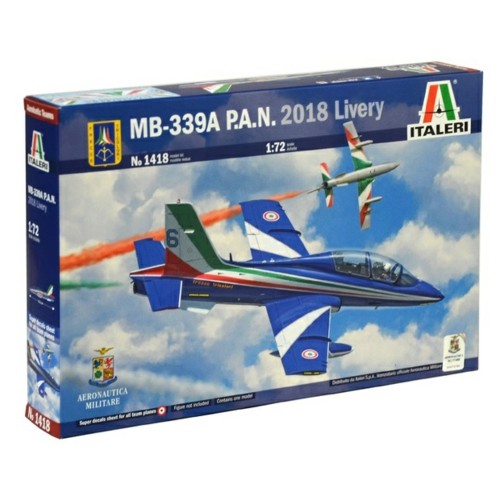 IT1418 - 1/72 MB 339 P.A.N 2018 LIVERY (PLASTIC KIT)