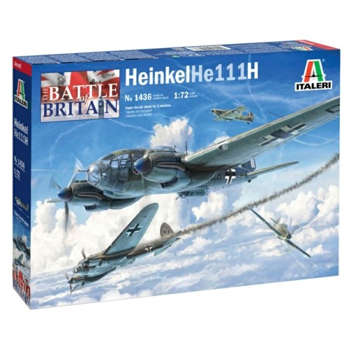 IT1436 - 1/72 HEINKEL HE-111 H-6 (PLASTIC KIT)