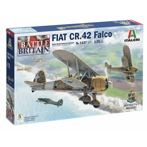 IT1437 - 1/72 CR 42 FALCO - BATTLE OF BRITAIN 80TH ANNIVERSARY (PLASTIC KIT)