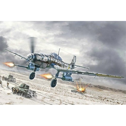 IT1466 - 1/72 JUNKER JU-87G2 KANNONENVOGEL (PLASTIC KIT)