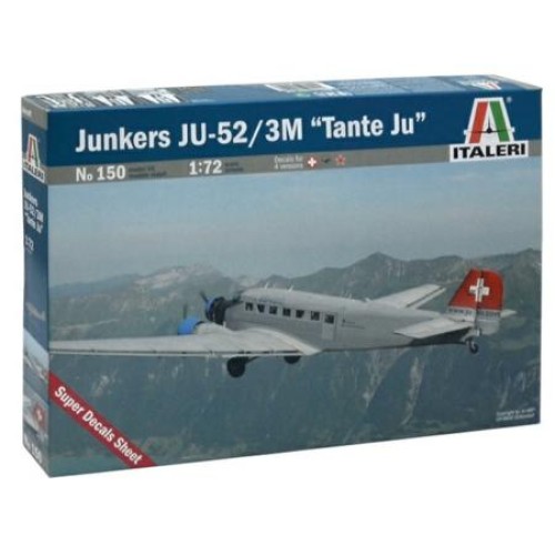 IT150 - 1/72 JU-52 JUNKERS CIVILIAN (PLASTIC KIT)