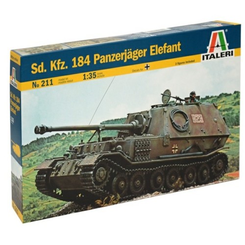 IT211 - 1/35 SD. KFZ. 184 PZ.JAGER ELEFANT (PLASTIC KIT) (PRICE TO BE CONFIRMED)