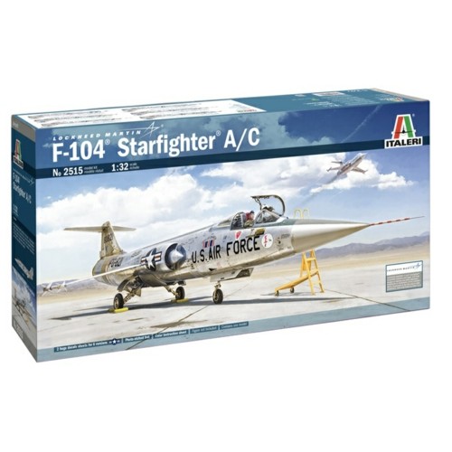 IT2515 - 1/32 F-104 A/C STARFIGHTER (PLASTIC KIT)