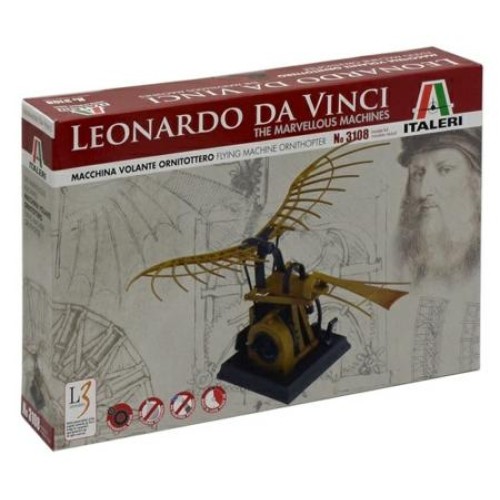 IT3108 - FLYING MAN LEONARDO DA VINCI (PLASTIC KIT)