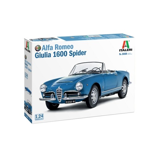 IT3668 - 1/24 ALFA ROMEO GIULIA 1600 SPIDER (PLASTIC KIT) (PRICE TO BE CONFIRMED)