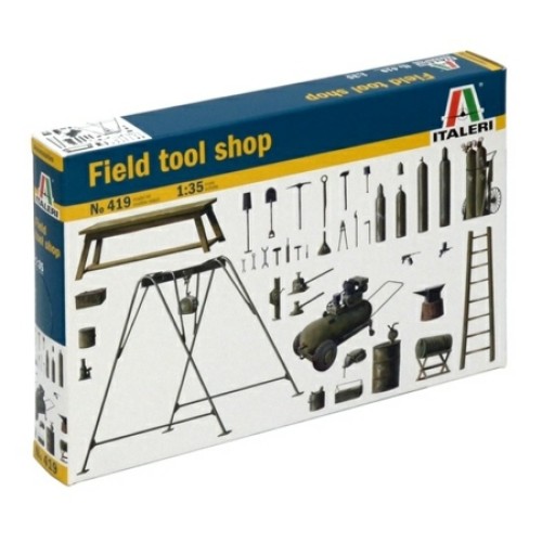 IT419 - 1/35 FIELD TOOL SHOP (PLASTIC KIT)