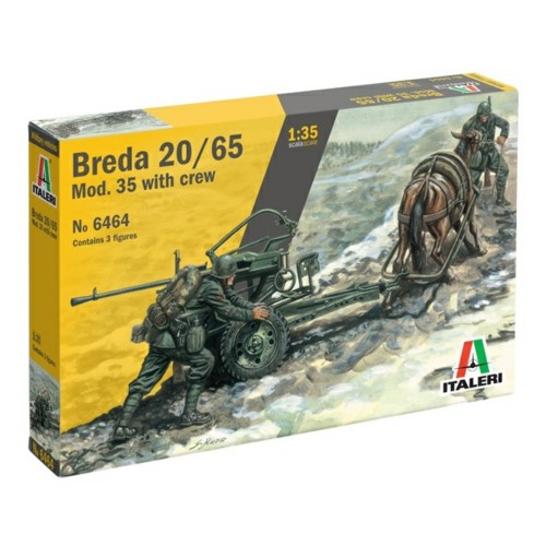 IT6464 - 1/35 HORSE DRAWN BREDA 20 (PLASTIC KIT)