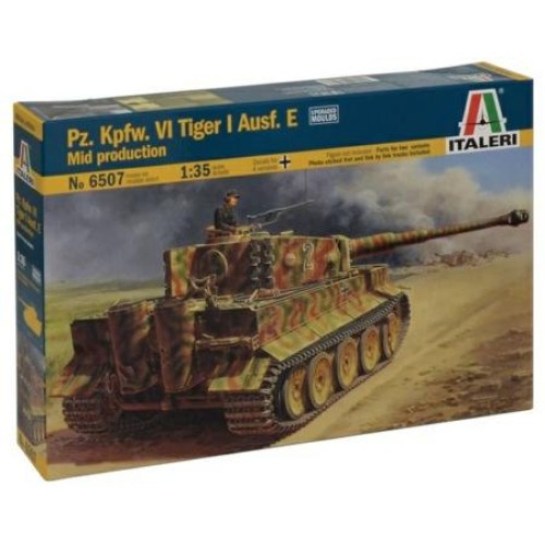 IT6507 - 1/35 PZ.KPFW.VI TIGER I AUSF.E MID PRODUCTION (PLASTIC KIT)